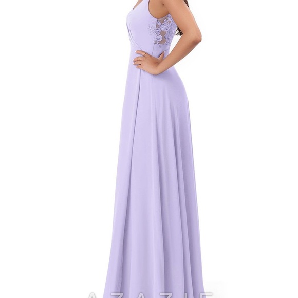 Azazie Lilac Bridesmaid Dress, Size A6 - Picture 8 of 9